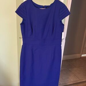 ANTONIO MELANI Royal Blue Midi Dress
